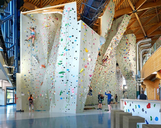 Our infrastructures Climbing Wall Coque Luxembourg